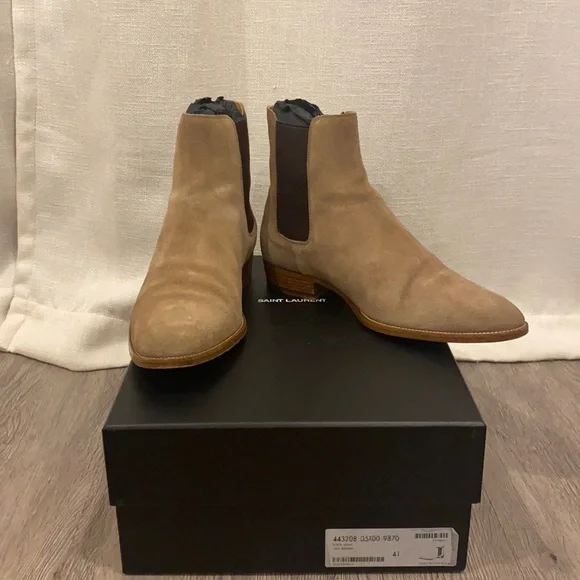 Yves Saint Laurent | Shoes | Mens Ysl Wyatt 3 Chelsea Boots  display picture 2